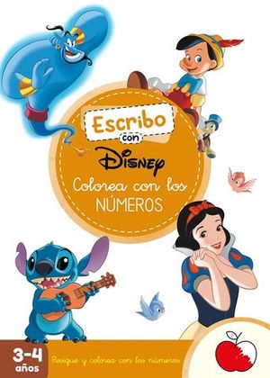 ESCRIBO CON DISNEY colorea con los numeros