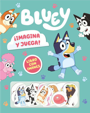 BLUEY !imagina y juega libro de imanes